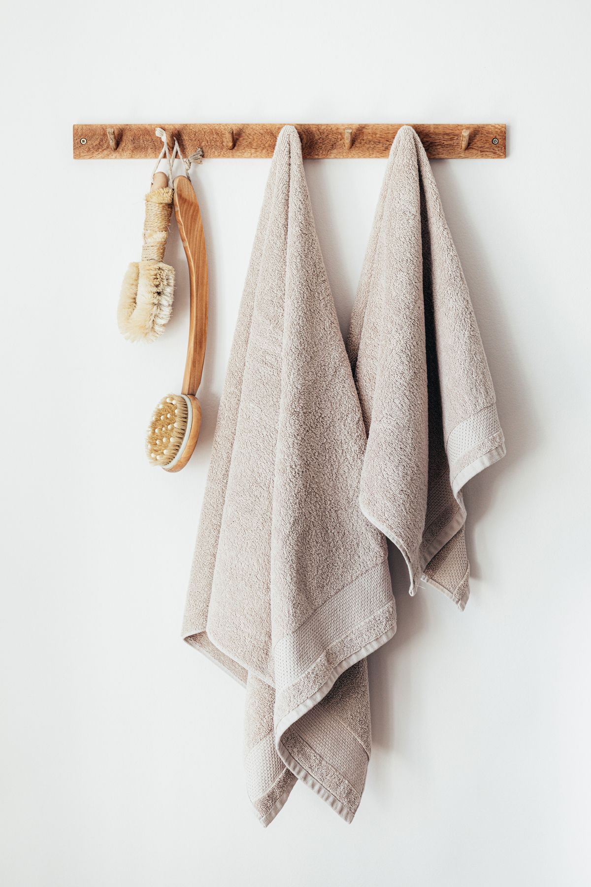 Spa towels and treatment tools at Precious Nails & Spa